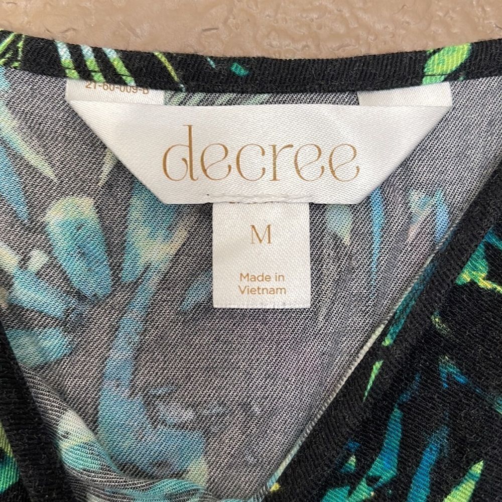Decree tropical leaf dress size M - Picture 8 of 8